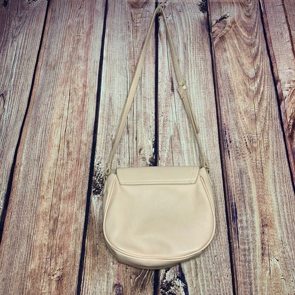 Genuine Leather Light Pink Crossbody - Picture 4 of 7